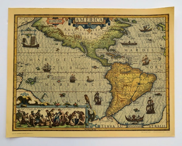 America 1610 by Hoffmann-La Roche Drug Co M4 Series 1950s Reproduction