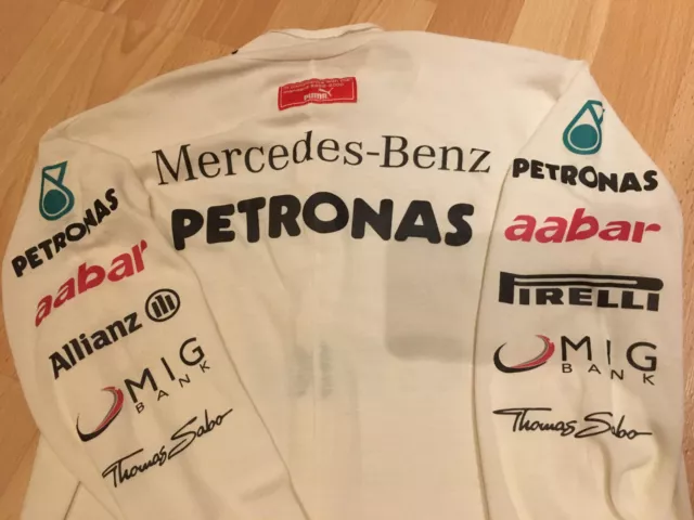 Original race tee shirt Nomex Nico Rosberg Mercedes F1 Lewis Hamilton Schumacher