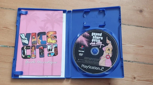PS2 - GRAND Theft Auto Vice City Sony PlayStation 2 Complete W/ Manual