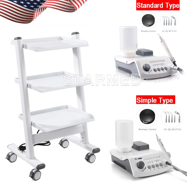 Dental Trolley Medical Tool Cart /Wireless Dental LED Ultrasonic Scaler VRN-A8