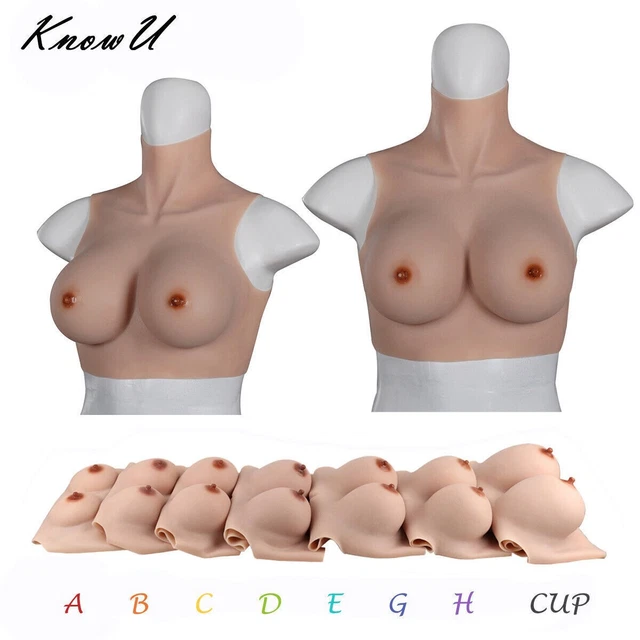 Silicone G Tazza Mezzo Corpo Seno Finto Forma Tette Finte Per Trans Transgender - Foto 6