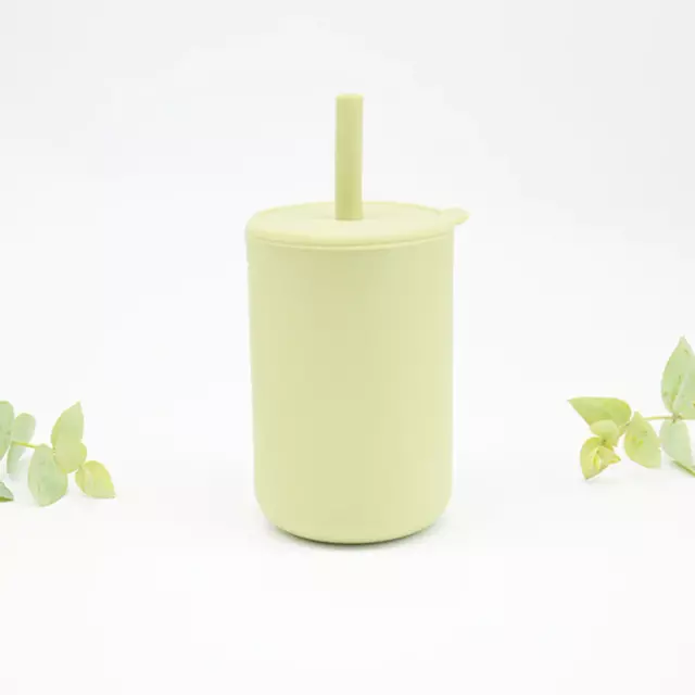 Kids Sippy Cup with Straw 179ml - Green