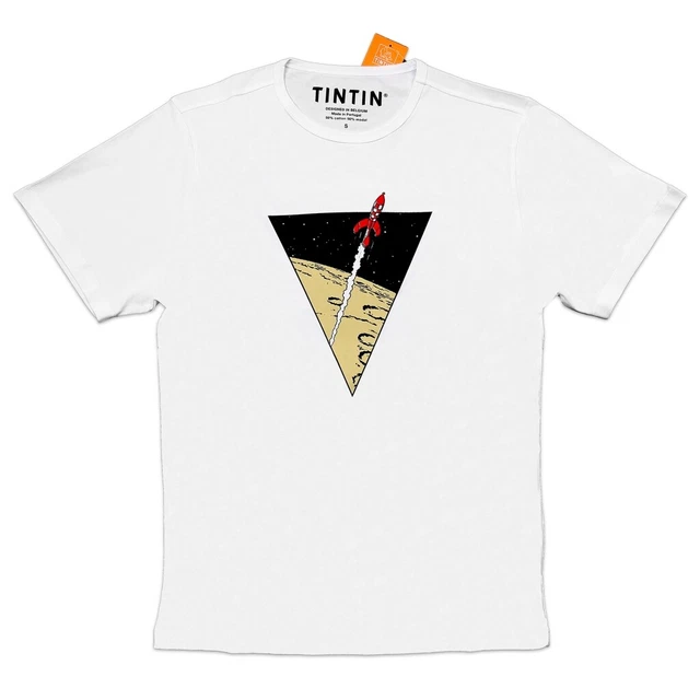 T-shirt Tintin Reporter Blanc 100% Coton – Taille XXL, Neuf Avec étiquettes