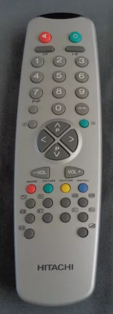 HITACHI TV AFSTANDSBEDIENING remote control telecommande Fernbedienung ...