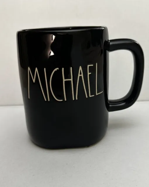 Rae Dunn MICHAEL Name Mug Ceramic Cup, Mike, Artisan Collection 4.5” Tall