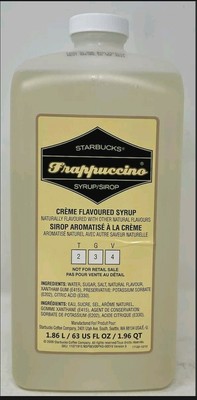 starbucks creme flavored syrup
