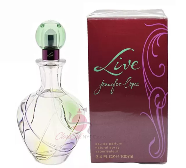 Jennifer Lopez Live 3.4 oz / 100 ml EDP Perfume Spray for Women