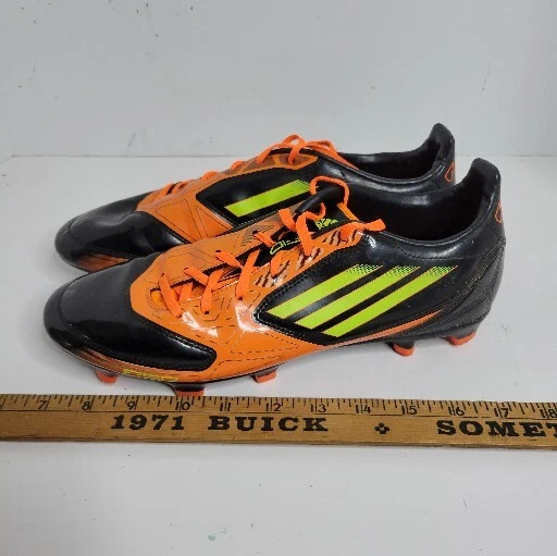 RARO ADIDAS F50 F10 TRX FG Botines de Fútbol Botas Naranja Negro