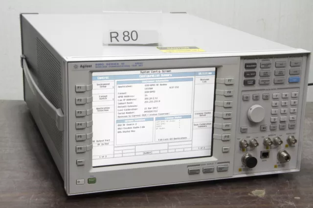 KEYSIGHT AGILENT E5515C 8960 Series 10 ANITE WIRELESS COMMUNICATION TEST # R80 2