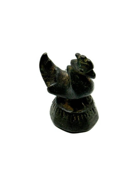 Brahmani Duck Hintha Burma Antique Burmese Bronze Opium Weight Vtg Bird 4 (B)