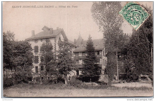 58 SAINT HONORE LES BAINS - hotel du parc