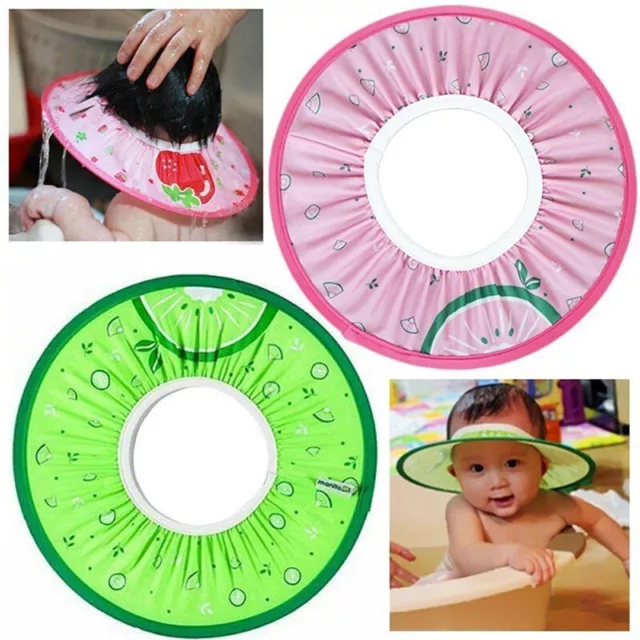 Girls Shower Protect Wash Hair Shield Bath Visor Bathing Hats Baby Shampoo Cap