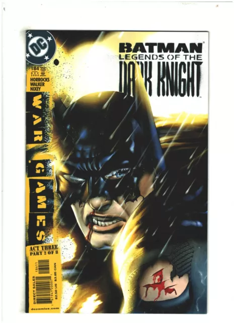 Batman Legends of the Dark Knight #184 NM- 9.2 DC Comics 2004 War Games