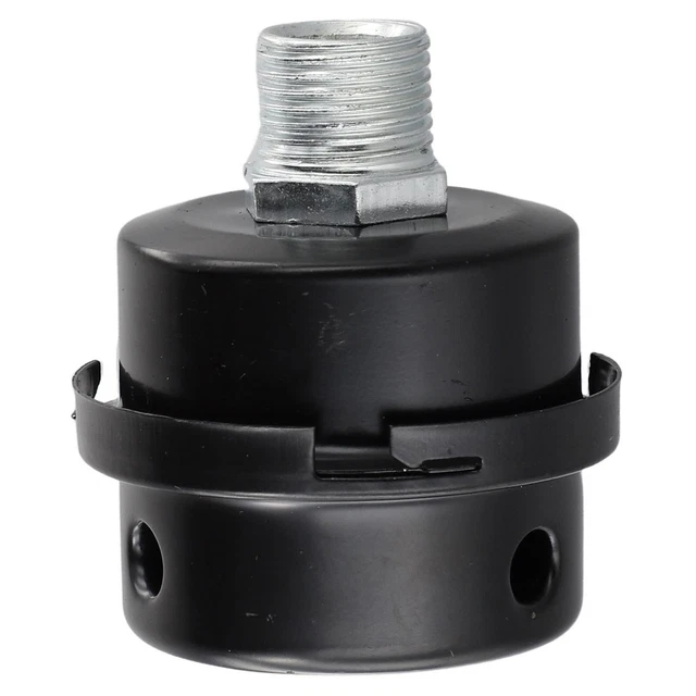 Filtro Aspirazione Compressore Aria - Filtro Metallo Nero, Filettatura 3/8, 16mm, Antipolvere E Silenzioso - Foto 10