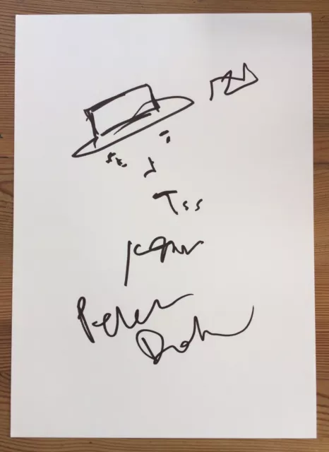 18) Peter Pete Doherty Signiert Zeichnung Orig. Unterschrift Signatur Autogramm