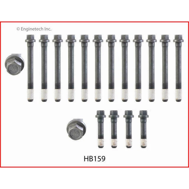 Enginetech Chevy 396 402 454 502 Testa Bullone Set Completo Set