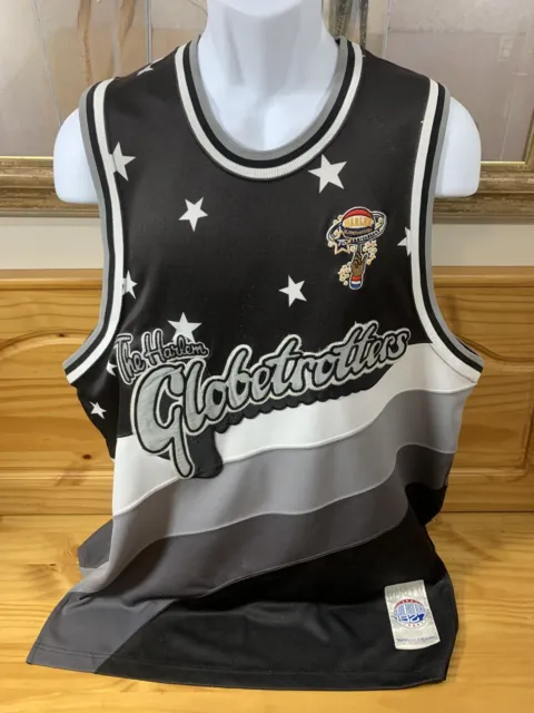 Harlem Globetrotters Platinum FUBU Vintage Hip Hop Basketball Jersey Mens OS XL