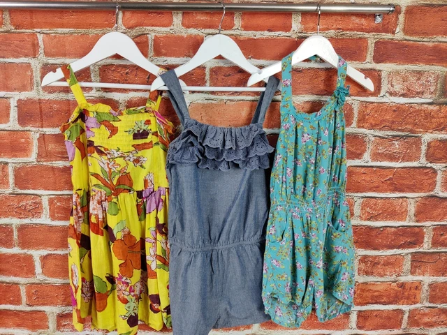 Girls Bundle Age 6-7 Years Next Monsoon Summer Playsuit Dress Floral Kids 122Cm