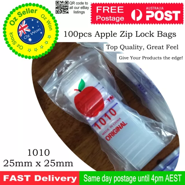 1010 Plastic Mini PE Apple Ziplock Bags - China Apple Baggies, Mini Apple  Baggies