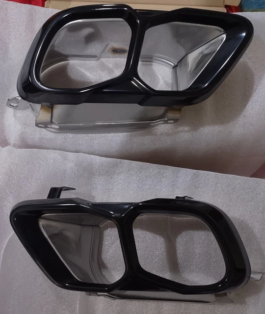BMW OEM G05 X5 G06 X6 G07 X7 M Sport Quad Exhaust Tips Black M60i Brand