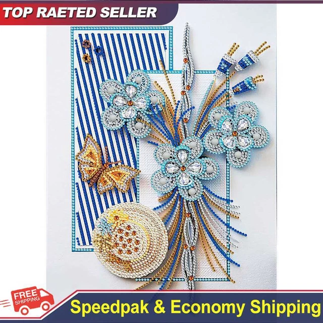 5D DIY Blume Hut Teil Spezialbohrer Diamant Malerei Set Handwerk Kunst (HB183)