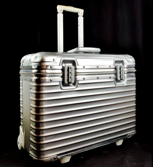 RIMOWA TOPAS PILOT Trolley 36L Silver 2-wheels Carry Case Suitcase 