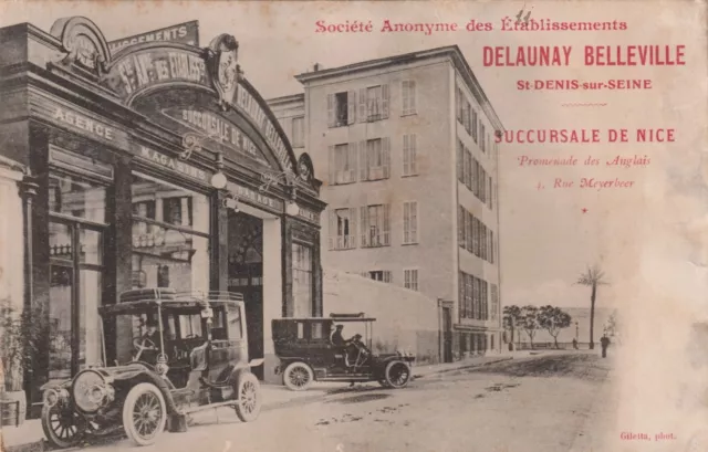 Delaunay Belleville La Concession Automobile De Nice En 1907