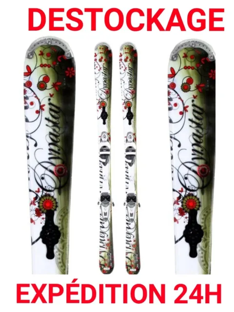 ski occasion DYNASTAR "EXCLUSIVE" taille:163cm+ fixations IDEAL PETIT BUDGET 3