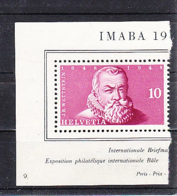 v2696 Schweiz  MiNr 512 ** aus Block