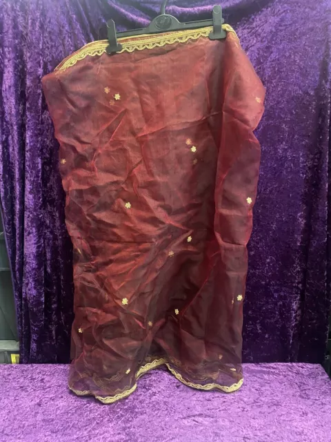 Abbigliamento chiffon indiano 92"" RE32