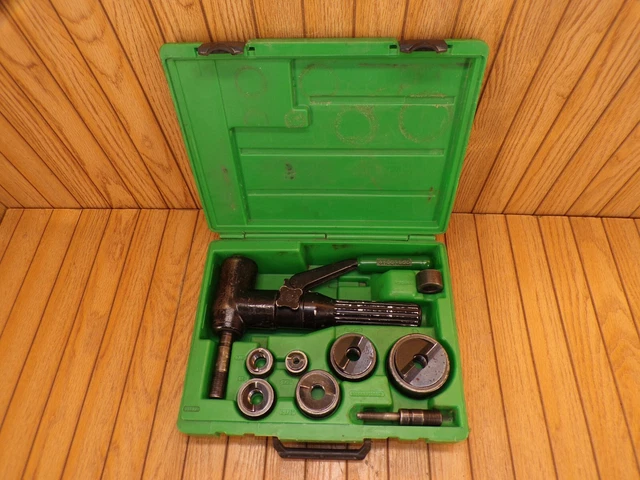 Greenlee 7906Sb Quick Draw 90 Hydraulic Punch Driver Knockout Tested With Case
