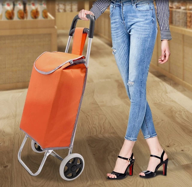 Hausio Einkaufstrolley Faltbar - Leicht & Praktisch Für Unterwegs