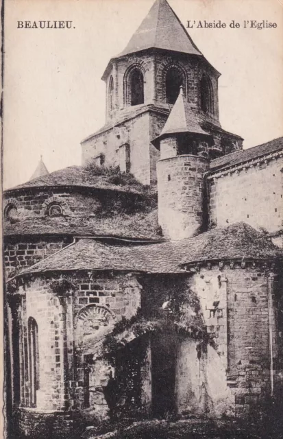 *52704 cpa 19 Beaulieu sur Dordogne - L'abside de l'Eglise