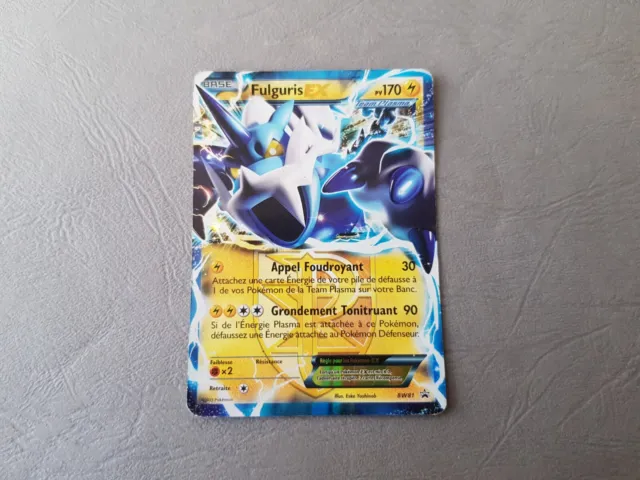 Carte Pokémon - Promo Noir & Blanc BW81 - Fulguris EX PV170 HOLO RARE - FR