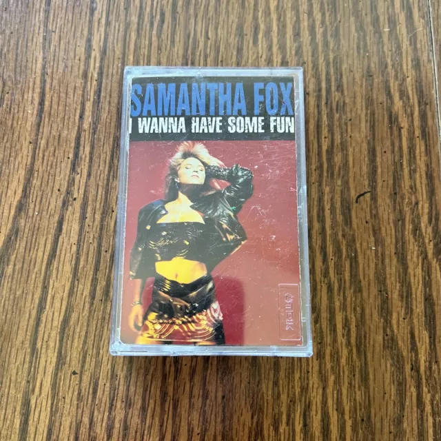I Wanna Have Some Fun Samantha Fox Cassette Tape 1988 Jive Usa 3 95
