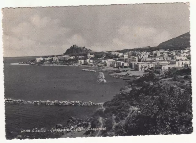 23-26068 - Napoli Schia Porto - Spiaggia E Castello Aragonese Viaggiata 1958