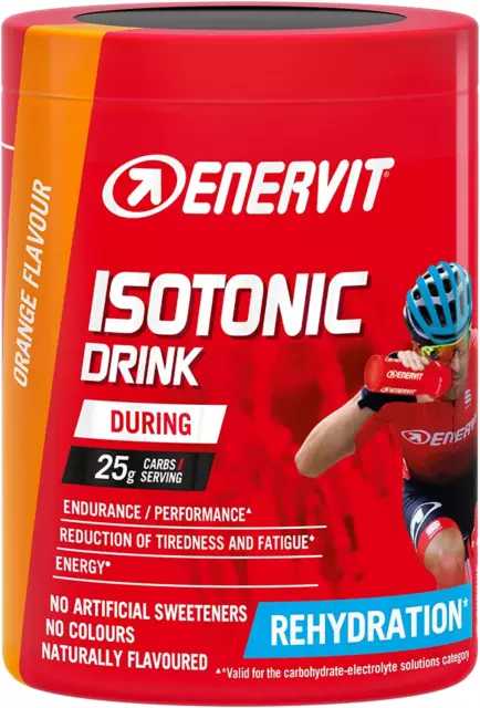 Enervit, Isotonic Drink Arancia, Bevanda Reidratante, per Sforzi Prolungati, Rid