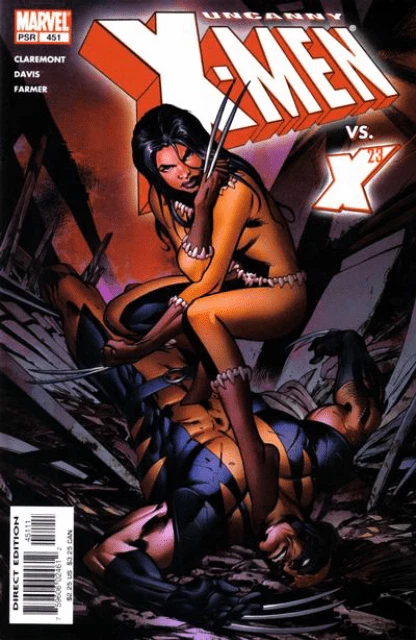 Uncanny X-Men (1963) # 451 (8.0-VF) 1st X-23 vs. X-Men 2004