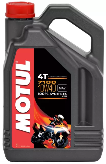 MOTUL 7100 4T 10W40 Entièrement Synthétique 4-Takt Huile 4Liter Bidon