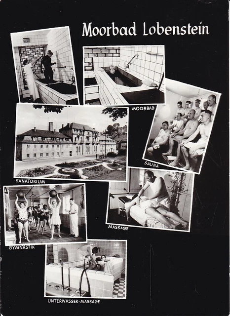 Ancienes Ak , Tourbe Spa de Ann Lobenstein Sanatorium Massage Gymnastique Sauna