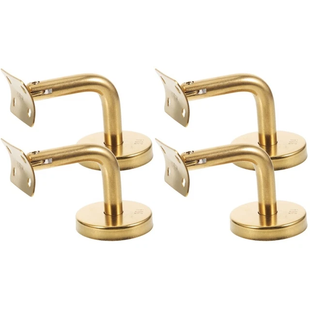4 piezas Accesorios de escalera Escaleras Pasamanos Soporte Golddoodle Accesorios Cubierta