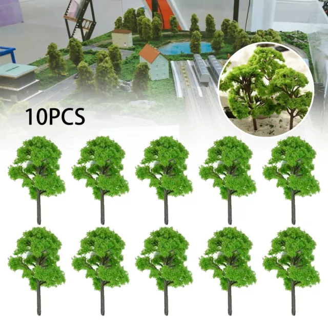 10X 12cm Trees Model Train Railroad Garden/Wargame Diorama Architectural Scenery