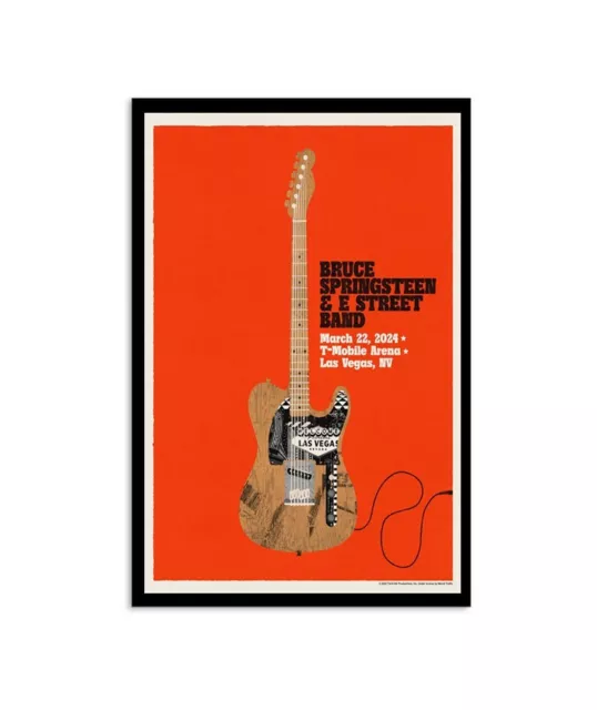 Bruce Springsteen & E Street Band March 22 2024 Tour Poster