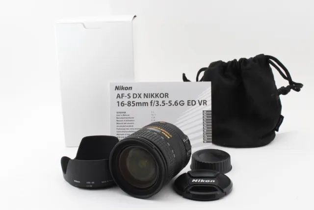 NIKON AF-S NIKKOR 16-85mm f/3.5-5.6 G ED VR Lens From Japan [Near Mint] #1132870