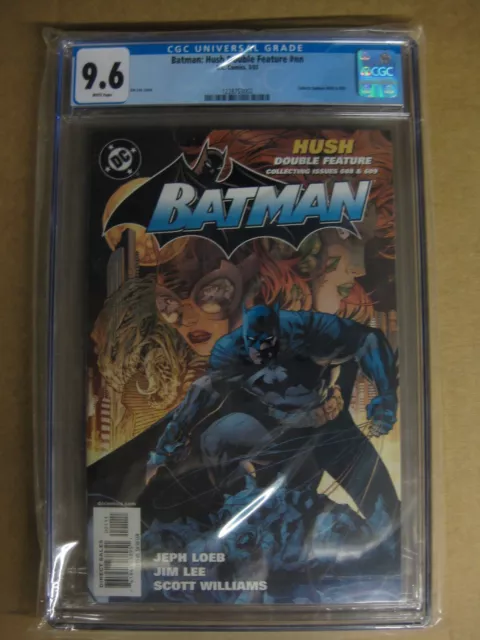 DC Batman #608/609 Hush Double Feature CGC 9.6 Jeph Loeb Jim Lee Catwoman