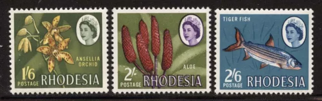 Rhodesia 1966 Elizabeth Definitive set Sc# 223-36 NH 2
