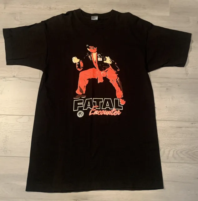 Vintage New Japan Wrestling Shirt Great Muta Keiji Mutoh Large USA WCW WWF WWE
