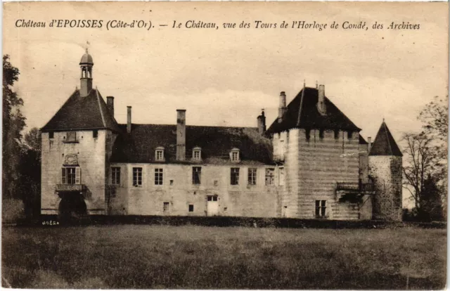 CPA Epoisses Le Chateau,vue des Tours de l'Horloge FRANCE (1375839)