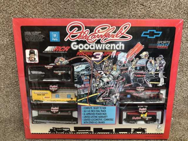 Dale Earnhardt Goodwrench Racing Express Train Set  Ready To Run New Sealed H.o.