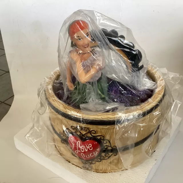 I Love Lucy Grape Stomping Cookie Jar New